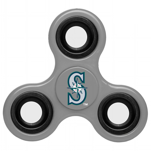MLB Seattle Mariners 3 Way Fidget Spinner G42 - Gray